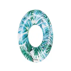 BESTWAY - Flotador Aro Palmas Tropicales Celeste