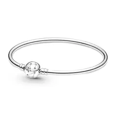 PANDORA - Brazalete Rígida Moments En Plata De Ley Estrellas & Galaxia