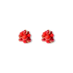 SAMATHA PINTO - Aretes Dana Mini Rojo