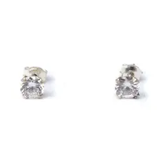 Aretes Circon Transparente Grande Samantha Pinto
