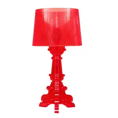 LA ROCHELLI - Lámpara de Mesa 3 luces Rojo
