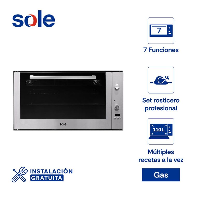 Horno Empotrable Full Touch Glp 110L