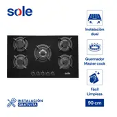 Sole 5 Hornillas Gas Encimera Solco069