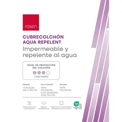 ROSEN - Protector de Colchón Aqua Repelent