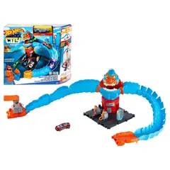 HOT WHEELS - Pista City Némesis Gorila Con Vehículo