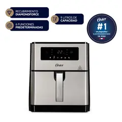 OSTER - Freidora de Aire 9 L Digital con recubrimiento DiamondForce CKSTAF90D