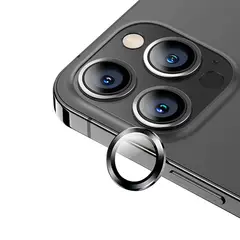 USAMS - Lamina Camara iPhone 13 Pro Negro