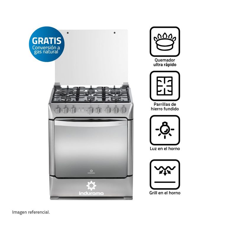 Cocina Galicia Zafiro Croma 6 quemadores