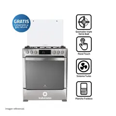 INDURAMA - Cocina Montecarlo Zafiro 5 Quemadores Grill Y 102 Lt