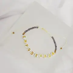 PENELOPE ACCESORIOS - Pulsera Luciana F Empoderada