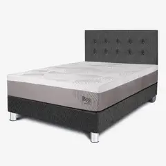 PARAISO - Dormitorio Balanzze 2 Plz + 2 Almohadas Viscoelásticas + Protector