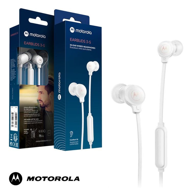 Audífonos IN EAR Wired C-Micro Earbuds 3-S - Blanco