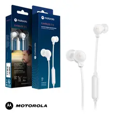 MOTOROLA - Audífonos IN EAR Wired C-Micro Earbuds 3-S - Blanco