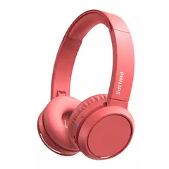 PHILIPS - Audífonos TAH4205 Bluetooth C/Micro 29 Hrs Rojo