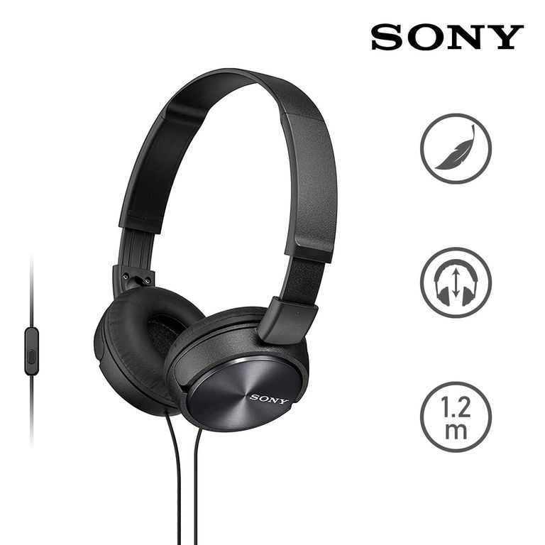 Audífonos MDR-ZX310AP Over Ear con Micrófono Negro