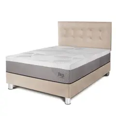 PARAISO - Dormitorio Balanzze 2 Plz + 2 Almohadas Viscoelásticas + Protector