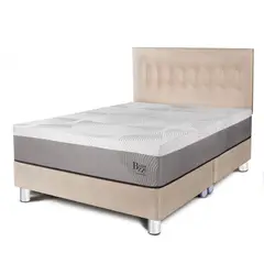 PARAISO - Dormitorio Balanzze King + 2 Almohadas Viscoelásticas