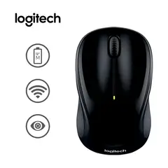 LOGITECH - Mouse con Receptor Unifying Sensor de Seguimiento Avanzado M317 Negro