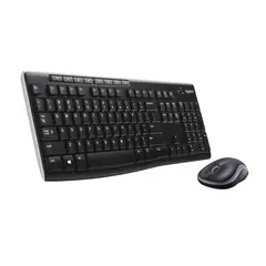 LOGITECH - Kit Teclado y Mouse MK270 Inalámbrico Negro