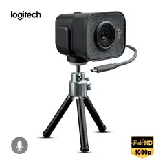 LOGITECH - Camara Webcam Streamcam Plus 1080p Trípode Incluido
