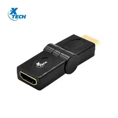 XTECH - Adaptador XTC-347 HDMI Macho a Hembra Angulo Ajustable 1080p