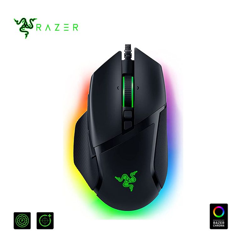 Mouse Basilisk V3 Focus+ 26,000 dpi 11 Botones USB RGB Chroma