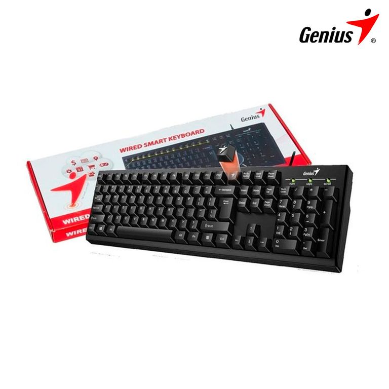 Teclado Smart KB-100 USB Negro
