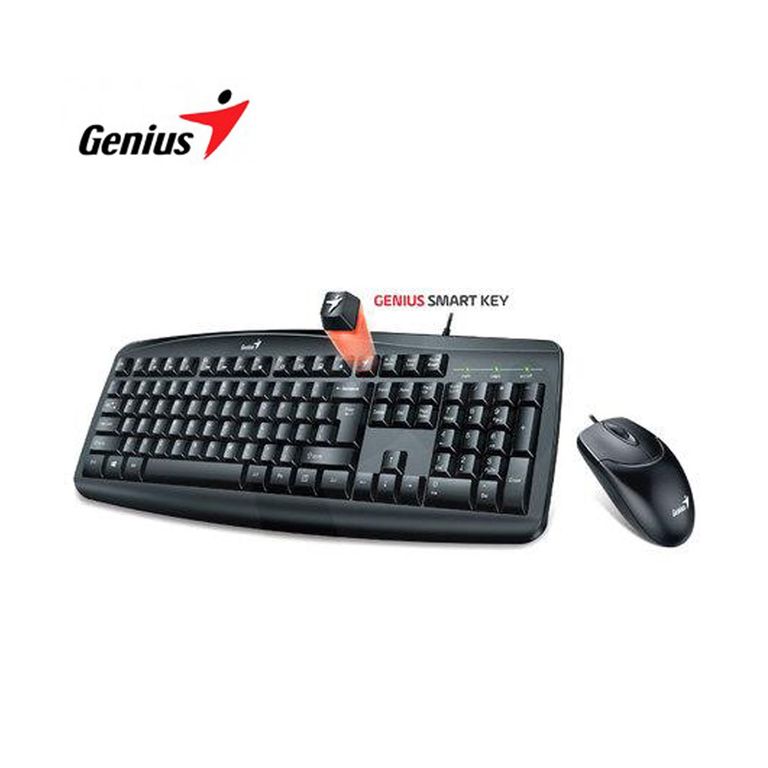 Kit Teclado Y Mouse Smart KM-200 Alambrico Negro
