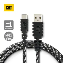 CAT - Cable Carga Y Datos Resitente USB a USB-C 1.8 Metros