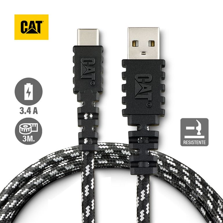 Cable Carga Y Datos Resistente USB-C 3 Metros