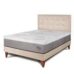 PARAISO - Dormitorio Europeo Balanzze 2 Plz + 2 Almohadas Viscoelásticas + Protector