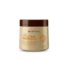 BE NATURAL - Mascarilla para Cabello Lisso Keratina 350gr