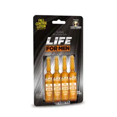 LIFE FOR MEN - Loción Capilar para Control Caída Blister 4 Unid