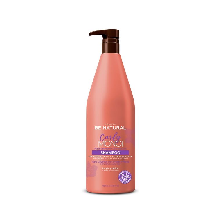 Shampoo Para Cabello Rizado Curly Monoi 1 Litro