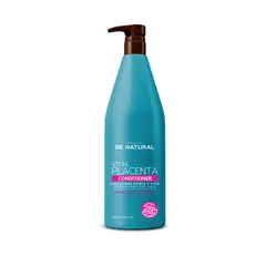 BE NATURAL - Acondicionador Para Cabello Quebradizo Vital Placenta 1 Litro