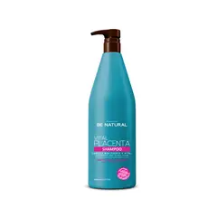 BE NATURAL - Shampoo Para Cabello Quebradizo Vital Placenta 1 Litro