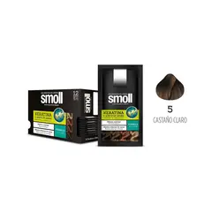 undefined - Tinte para Cabello 5 Castaño Claro Caja 12 Unidades Smoll
