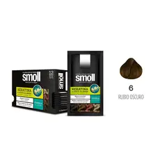 SMOLL - Tinte para Cabello 6 Rubio Oscuro Caja 12 Unidades