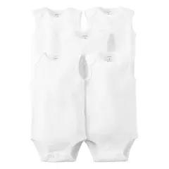 CARTER'S - Body Bebé Niño Niña Pack X5 Algodón Carters