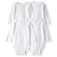 CARTER'S - Body Bebé Niño Niña Pack X4 Algodón Carters