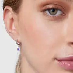 TOUS - Pendientes De Plata Amatista Cool