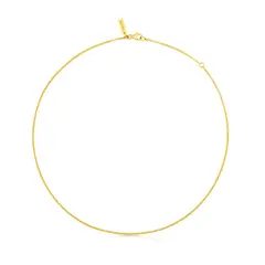 TOUS - Cadena Chain de con baño de oro 18 kt sobre plata