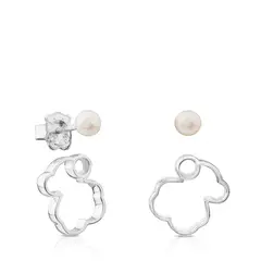 TOUS - Pendientes De Plata Con Perla Cultivada