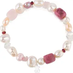 TOUS - Pulsera de plata con perlas cultiva