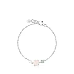 TOUS - Pulsera De Plata Con Cuarzo Rosa
