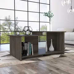 TUHOME - Mesa de Centro 2 Niveles Wema