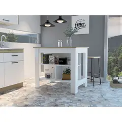 TUHOME - Mesa Cocina Kitchen Blanco Nev
