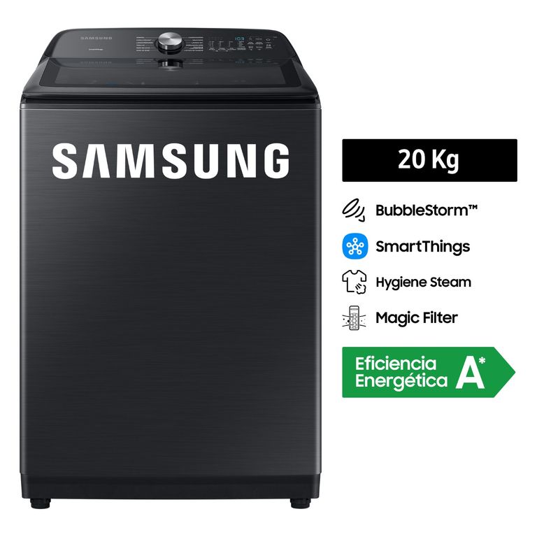 Lavadora Bubble Smart 20Kg WA20A8377GV/PE SAMSUNG.