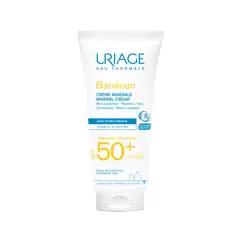 URIAGE - Bariésun Crema Mineral SPF50+ 100ml - Protección muy alta para pieles intolerantes a filtros químicos