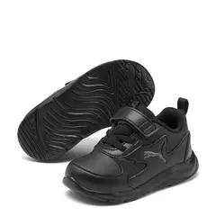PUMA - Zapatillas Escolares Niño Fun Racer Negro